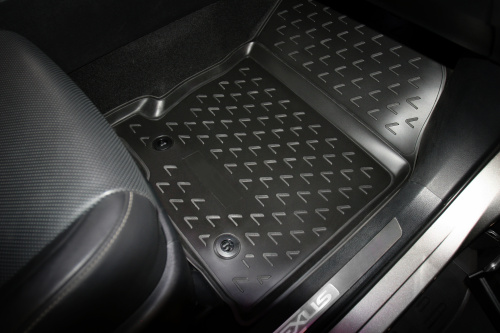 Коврики в салон Lexus NX I 2014-2017, полиуретан Element, Черный, Арт. NLC.29.35.210k