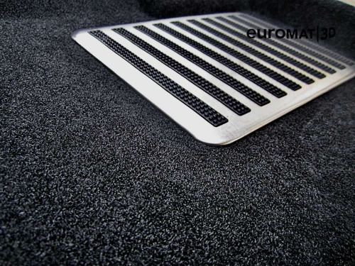 Коврики в салон Changan CS55 Plus 2021-, 3D ткань Euromat LUX, Черный, Арт. EM3D001335