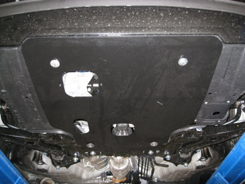 Защита картера двигателя и КПП Honda Fit II 2007-2014 Хэтчбэк 5 дв. V-1,2;1,4 Арт. ALF0914st