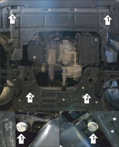 Коврик в багажник Lifan Cebrium (720) 2014-2018 Седан, полиуретан Aileron, Черный, Арт. 73002