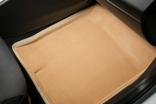 Коврики в салон Ford Mondeo IV 2010-2014 рестайлинг Лифтбек, 3D ткань Seintex , Бежевый, Арт. 87994