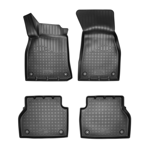 Коврики в салон Audi A7 II (4K) 2018-, полиуретан 3D Norplast, Черный, Арт. NPA10-C05-410