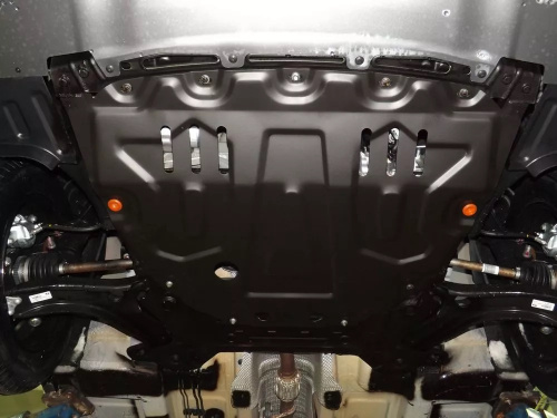 Защита картера двигателя и КПП Toyota Highlander IV (U70) 2019- V-3,5 (XU70) Арт. ALF24122st