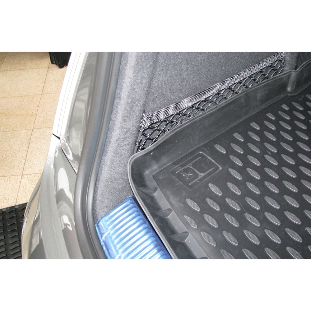 Коврик в багажник Audi Q7 I (4L) 2005-2009, полиуретан Element, Черный, Арт. NLC.04.16.B12