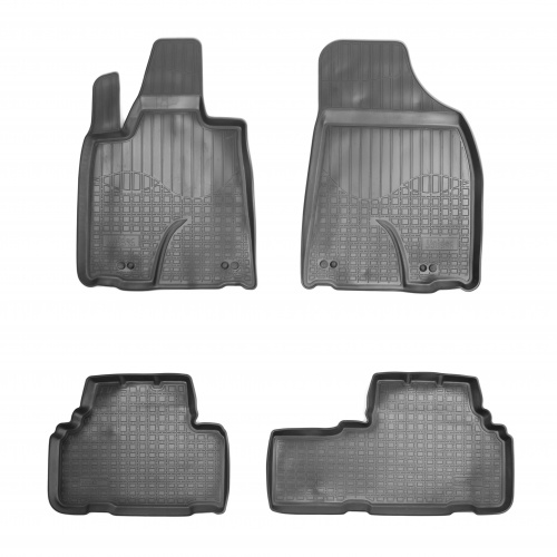 Коврики в салон Lexus RX III 2008-2012, полиуретан Norplast, Черный, Арт. NPA11-C47-703