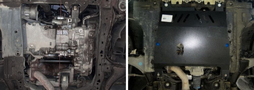 Защита картера двигателя и КПП Opel Insignia I 2008-2013 Универсал V - 1.6; 1.8; 2.0; передний привод Арт. 111.04205.1