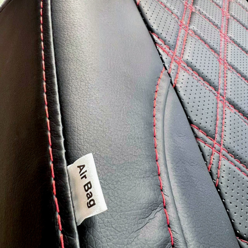 Kia Ceed II 2012-2018 чёрный+чёрный Ромб, арт. Y86051RM-bk-bk-rd