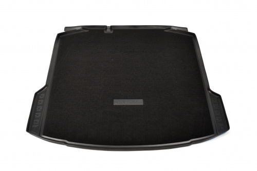 Коврик в багажник Volkswagen Polo VI 2020-2023 Лифтбек, комбинированные Norplast, Черный, без ушей Арт. NPA00T81652CM