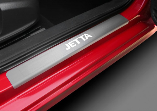 Volkswagen Jetta VI 2010-2018 Накладки порогов RIVAL, арт. NP.5805.3