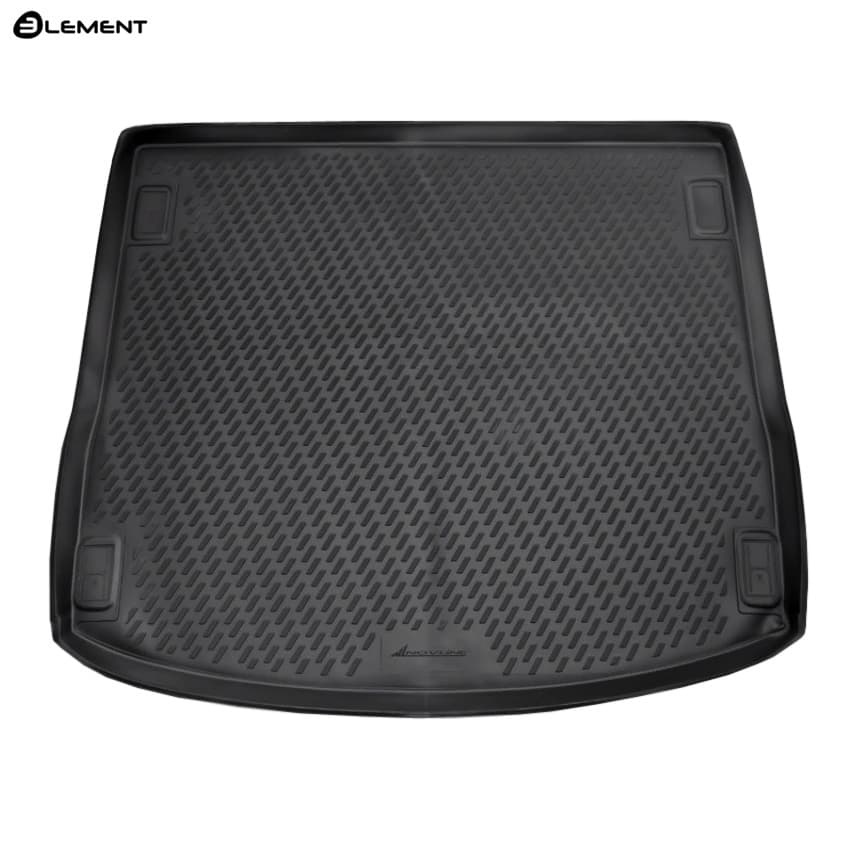 Коврик в багажник Ford Focus III 2010-2015 Универсал, полиуретан Element, Черный, Арт. CARFRD00004