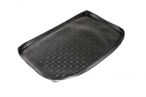 Коврик в багажник Citroen C3 Picasso I 2008-2012 Минивэн, полиуретан Seintex, Черный, Арт. 01489