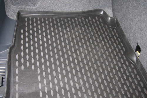 Коврик в багажник SEAT Ibiza IV (6J) 2008-2012 Хэтчбэк 5 дв., полиуретан Element, Черный, Арт. NLC.44.03.B11