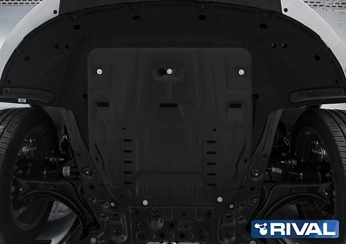 Защита картера двигателя и КПП Hyundai Sonata VIII (DN8) 2019- V - 2.0; 2.5 Арт. 11128601