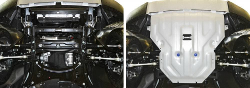 Защита картера двигателя BMW X3 II (F25) 2010-2014 2.0i; 2.0d; 2.8i Арт. 333.0506.2