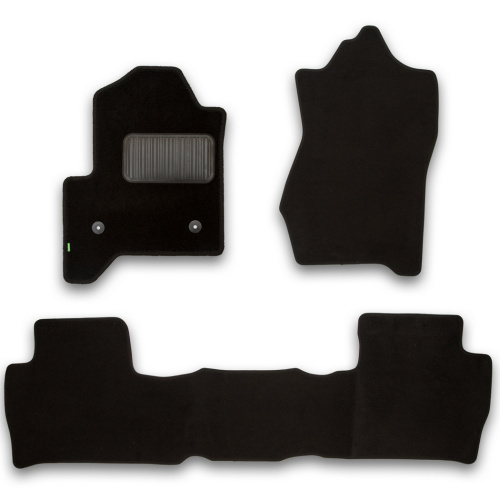 Коврики в салон Chevrolet Tahoe IV (K2UC) 2014-2020, текстильные Klever standart "Standard", Черный, Арт. KLEVER02082301210KH
