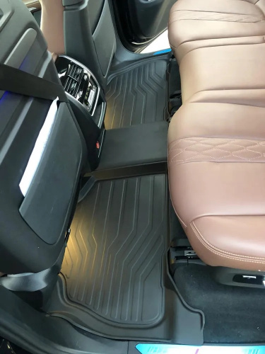 Коврики в салон BMW X5 IV (G05) 2018-, резина 3D SRTK LUX, Черный, Арт. 3D.BM.X.5.18G.08X06