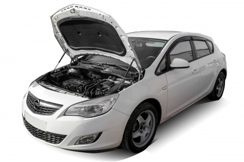 Амортизаторы капота Opel Astra J 2009-2012 Хэтчбэк 5 дв., Rival Арт. A.ST.4201.1