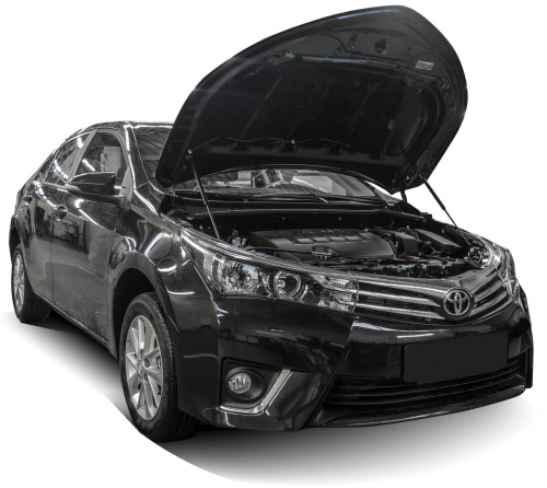Амортизаторы капота Toyota Corolla XI (E160/E170) 2012-2016 Универсал 49см/180N, АВТОУПОР Арт. UTOCOR013