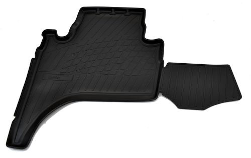 Коврики в салон Mitsubishi L200 IV 2006-2014 Пикап, полиуретан 3D Norplast, Черный, Арт. NPA11-C59-330