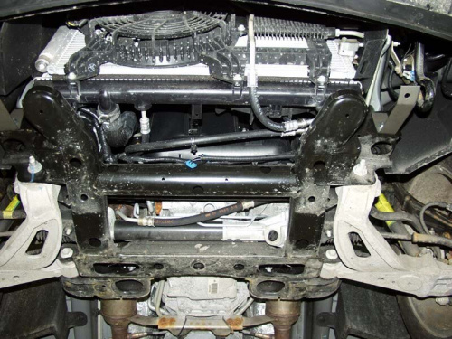 Защита картера двигателя Cadillac CTS I 2002-2007 Седан V-3,2; 3,6 Арт. 04.0561