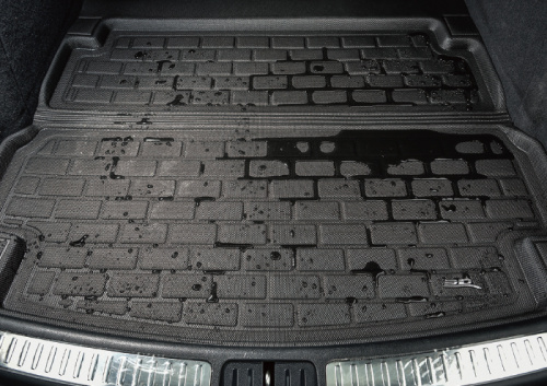 Коврик в багажник BMW X6 III (G06) 2019-, 3D TPR Sotra Kagu, Черный, Арт. ST 71-00004