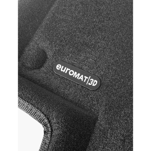 Коврики в салон Toyota Land Cruiser 300 2021-, 3D ткань Euromat Business, Серый, Арт. EMC3D005109G