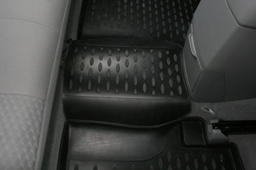 Коврики в салон Toyota Hilux VII 2004-2011 Пикап, полиуретан Element, Черный, кабина Double Cab Арт. NLC.48.45.210k