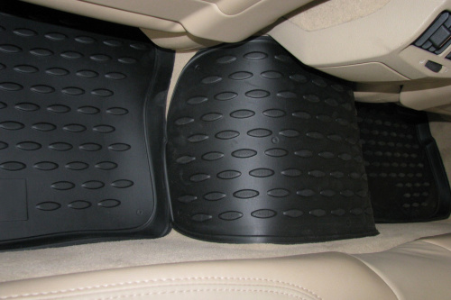 Коврики в салон Cadillac CTS II 2007-2014 Седан, полиуретан Element, Черный, 2WD Арт. NLC.07.04.210k