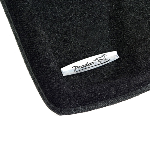 Коврики в салон Hyundai Santa Fe II (CM) 2010-2012 FL, 3D ткань Pradar с мет. подпятником, Черный, Арт. SI 07-00227