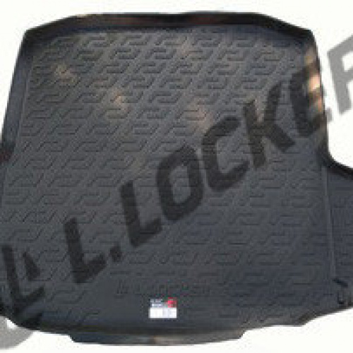Коврик в багажник Skoda Octavia III (A7) 2013-2017 Лифтбек, пластик, L.Locker, Черный, Арт. 0116020700