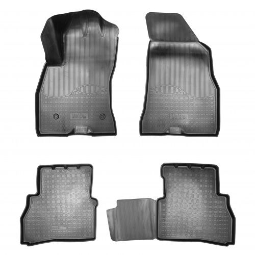 Коврики в салон Fiat Doblo II (263) 2009-2015 Минивэн, полиуретан 3D Norplast, Черный, Арт. NPA11-C21-205