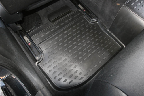 Коврики в салон BMW 5 серия VI (F10) 2009-2013 Седан, полиуретан 3D Element, Черный, Арт. NLC.3D.05.32.210k