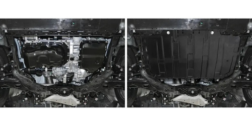 Защита картера двигателя и КПП Mazda CX-4 I 2019- рестайлинг Внедорожник 5 дв. V - 2.0 Арт. AM.3825.2