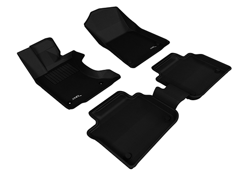 Коврики в салон Lexus GS IV 2011-2015, 3D ткань Sotra Lux, Черный, 4WD версия Арт. ST 74-00506