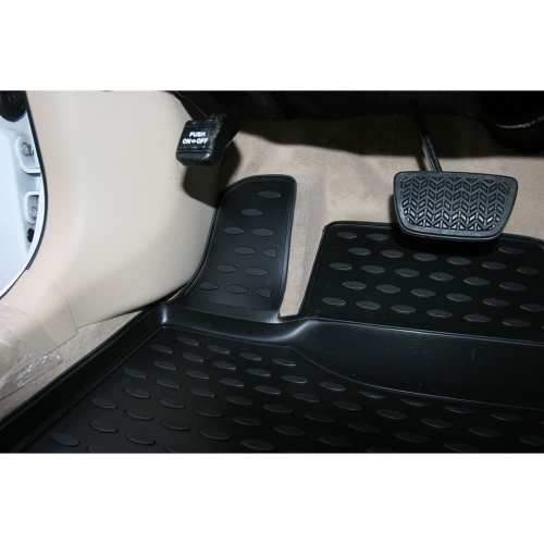 Коврики в салон Toyota Camry VII (XV50) 2011-2014, полиуретан Element, Черный, Арт. NLC4851210KH
