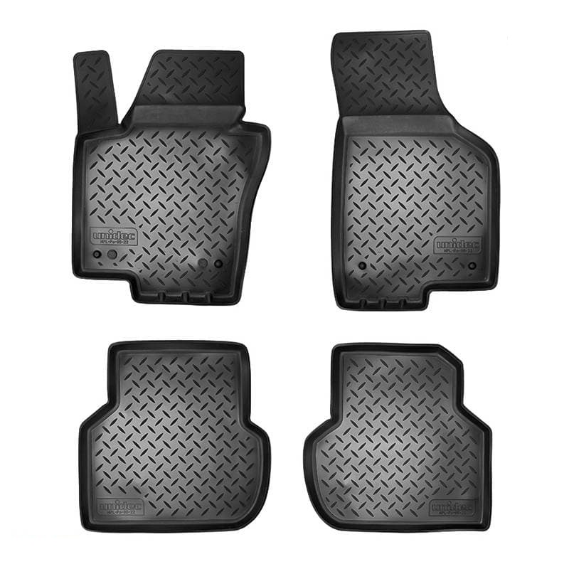 Коврики в салон Volkswagen Jetta VI 2010-2015 Седан, полиуретан Norplast, Черный, Арт. NPL-Po-95-22