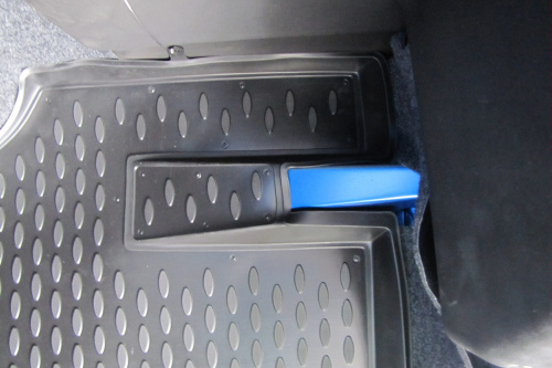 Коврик в багажник Daewoo Nexia I 1994-2008 Седан, полиуретан Element, Серый, Арт. NLC1105B10G