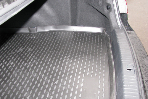 Коврик в багажник Hyundai Grandeur IV (TG) 2005-2009, полиуретан Element, Черный, Арт. NLC.20.33.B10