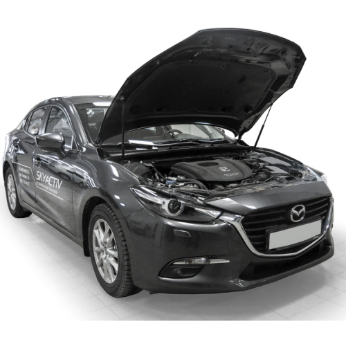 Амортизаторы капота Mazda3 III (BM) 2013-2017 Седан 46.5см/200N, АВТОУПОР Арт. UMA6012