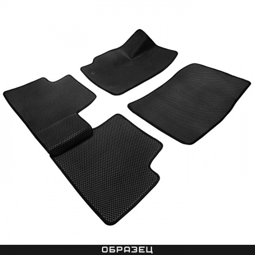 Коврики в салон Toyota Camry VII (XV50) 2011-2014, 3D EVA 05 НБ "сота", Черный, Арт. EVA3DCAM50-05Bk