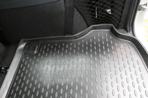 Коврик в багажник LADA Largus I 2012-2021 Универсал, полиуретан Element, Черный, 5-7-мест, в том числе Cross Арт. NLC.52.26.G12