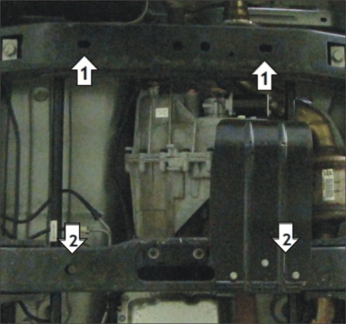 Защита раздатки Hummer H3 2005-2010 Внедорожник 5 дв. V-3,5, 3,7, 5,3 4WD Арт. 15702