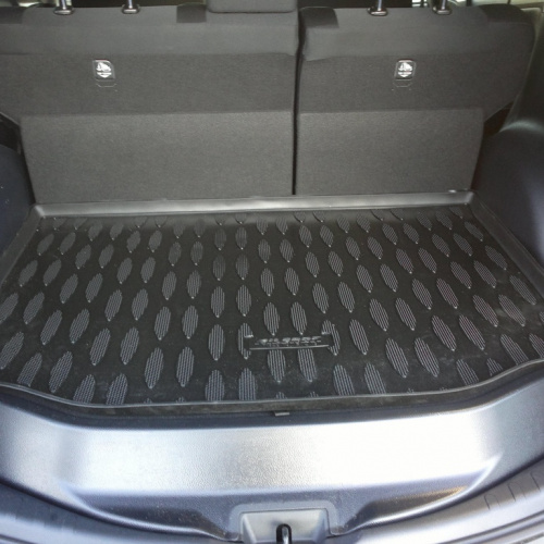 Коврик в багажник Toyota RAV4 IV (XA40) 2012-2015, полиуретан Aileron, Черный, полноразмерное колесо Арт. 71946