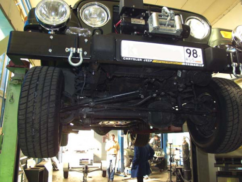 Защита рулевых тяг Jeep Wrangler II (TJ) 1996-2006 Внедорожник 3 дв. V-4,0 i Арт. 04.0980