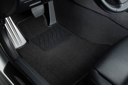 Коврики в салон Audi A6 IV (C7) 2011-2014 Седан, текстильные Seintex Lux, Черный, Арт. 85219