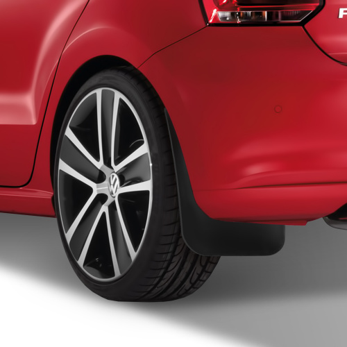 Брызговики Volkswagen Polo V 2015-2020 рестайлинг Седан, задние, полиуретан Арт. NLF.51.37.E10