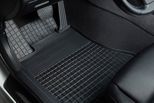 Коврики в салон Infiniti M  IV 2010-2013, резина Seintex "сетка", Черный, Арт. 85583