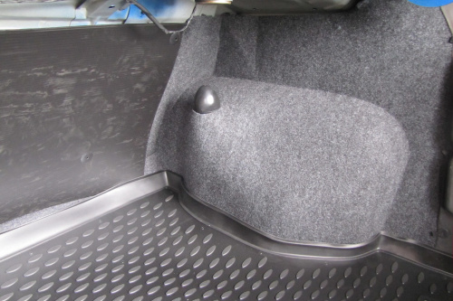 Коврик в багажник Daewoo Nexia I 1994-2008 Седан, полиуретан Element, Серый, Арт. NLC1105B10G