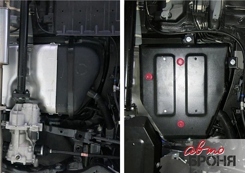 Защита топливного бака Hyundai ix35 2009-2013 Внедорожник 5 дв. V - все; полный привод Арт. 111.02828.1