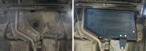Защита топливного бака Renault Arkana 2019- Внедорожник 5 дв. V - 1.3T; 1.6; передний привод Арт. 111.04720.1
